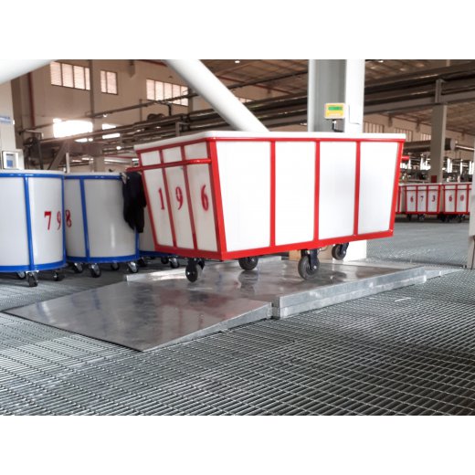 Cân sàn điện tử/Lam dốc
